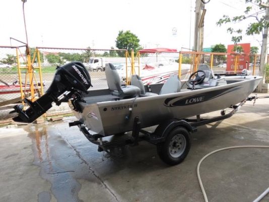 !!@@ ขายเรือใหม่อลูมิเนียม LOWE จากอเมริกาแท้ 16 ฟุต เครื่อง 20 แรง Mercury 4จังหวะ@@!!