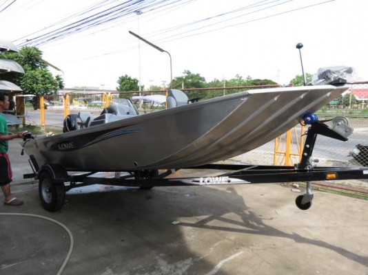 !!@@ ขายเรือใหม่อลูมิเนียม LOWE จากอเมริกาแท้ 16 ฟุต เครื่อง 20 แรง Mercury 4จังหวะ@@!!