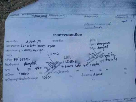 รถบรรทุก 10 ล้อดั๊มพ์ ยี่ห้อ MITSUBISHI รุ่น FUSO FN527 190 แรงม้า รถบรรทุก 10 ล้อดั๊มพ์ ยี่ห้อ MITSUBISHI รุ่น FUSO FN527 190 แรงม้า