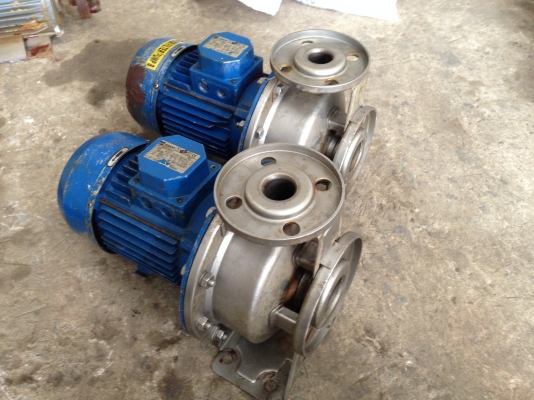 ขายปั้มน้ำหอยโข่งหัวสแตนเลส Ebara 3 HP. 380 V เข้า 2 นิ้ว ออก 1 นิ้ว สภาพสวย วิ่งนิ่มพร้อมใช้งาน มี 2 ตัวครับ