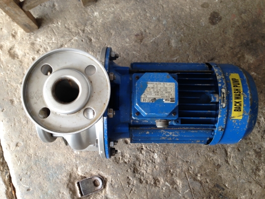 ขายปั้มน้ำหอยโข่งหัวสแตนเลส Ebara 5.5 HP. 380 V เข้า 2.5 นิ้ว ออก 1.5 นิ้ว สภาพสวย วิ่งนิ่มพร้อมใช้งาน