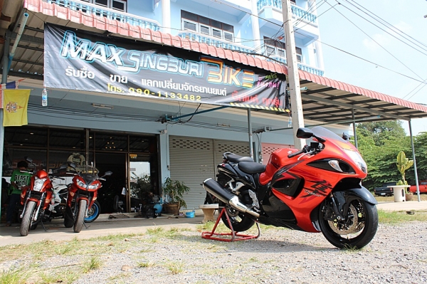 แม็กสิงห์บุรี//>>ด่วนรถเทิร์นไว้ โครตถูก<< SUZUKI HAYABUSA ปี2008 สวยๆสีเดิมพร้อมใช้ 299000