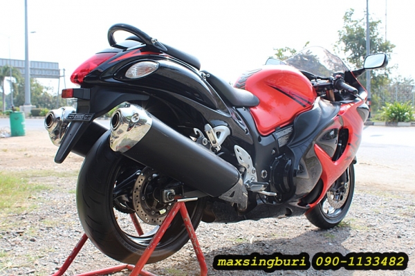 แม็กสิงห์บุรี//>>ด่วนรถเทิร์นไว้ โครตถูก<< SUZUKI HAYABUSA ปี2008 สวยๆสีเดิมพร้อมใช้ 299000