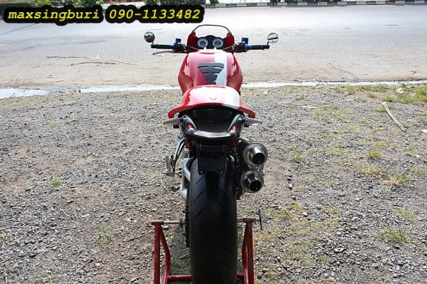 แม็กสิงห์บุรี//DUCATI MONSTER S4R ปี2004 สวย โหด หล่อ แรง แต่งเพียบ เสียสรรพาสมิตรแล้ว 239000