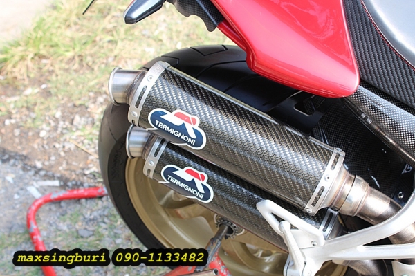 แม็กสิงห์บุรี//DUCATI MONSTER S4R ปี2004 สวย โหด หล่อ แรง แต่งเพียบ เสียสรรพาสมิตรแล้ว 239000
