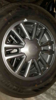 แม็กขอบ16 all new อีซูซุ ป้ายแดง พร้อมยาง 215 70 16 ปี 13 มี1ชุด