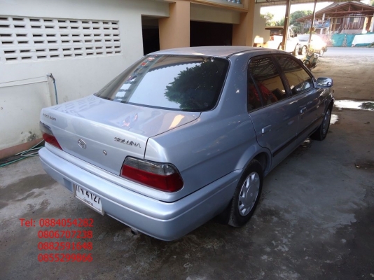 ขาย Toyota Soluna สีบรอนซ์เงินสวยๆ ติดแก็ส lpg ราคา 95,000 บาท ++++++++++