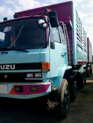 รถบรรทุกพ่วง เเม่-ลูกดั้มพ์ ยี่ห้อ ISUZU 240 แรงม้า รถบรรทุกพ่วง เเม่-ลูกดั้มพ์ ยี่ห้อ ISUZU 240 แรงม้า