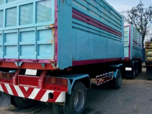 รถบรรทุกพ่วง เเม่-ลูกดั้มพ์ ยี่ห้อ ISUZU 240 แรงม้า รถบรรทุกพ่วง เเม่-ลูกดั้มพ์ ยี่ห้อ ISUZU 240 แรงม้า