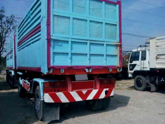 รถบรรทุกพ่วง เเม่-ลูกดั้มพ์ ยี่ห้อ ISUZU 240 แรงม้า รถบรรทุกพ่วง เเม่-ลูกดั้มพ์ ยี่ห้อ ISUZU 240 แรงม้า