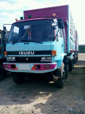 รถบรรทุกพ่วง เเม่-ลูกดั้มพ์ ยี่ห้อ ISUZU 240 แรงม้า รถบรรทุกพ่วง เเม่-ลูกดั้มพ์ ยี่ห้อ ISUZU 240 แรงม้า