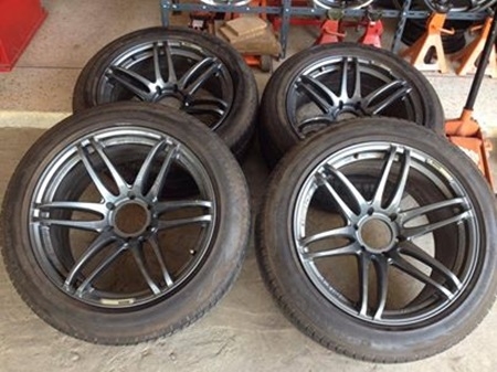 ล้อแม็กMRII ขอบ20 6รู139 กว้าง หน้า9.5หลัง10.5 พร้อมยาง265/50/20