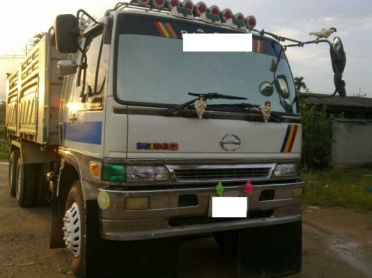 HINO 3M วางเครื่อง MEGA 260 แรงม้า ดัมพ์สามมิตร