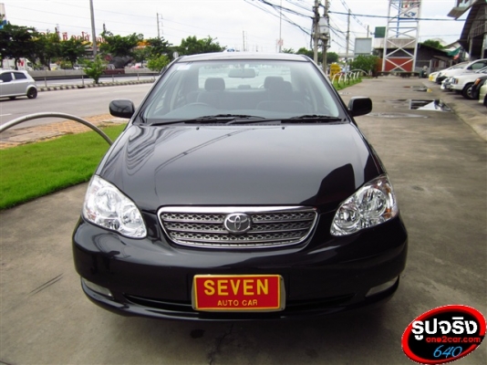 ALTIS 1.6 สีดำ รถเดิม วิ่งน้อย ไม่เคยทำสี