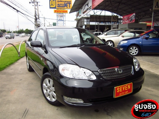 ALTIS 1.6 สีดำ รถเดิม วิ่งน้อย ไม่เคยทำสี