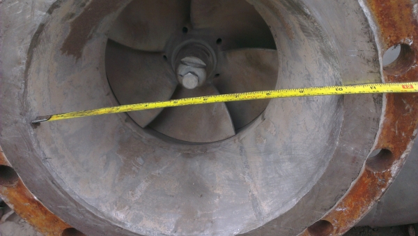 Sell> ขายปั้มหอยโข่งสเตนเลส มือสอง ใบพัดหนา เข้า 10" นิ้ว ออก 10" นิ้ว ใช้มอเตอร์ 40 HP(แรง) ครับ