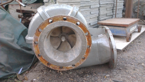 Sell> ขายปั้มหอยโข่งสเตนเลส มือสอง ใบพัดหนา เข้า 10" นิ้ว ออก 10" นิ้ว ใช้มอเตอร์ 40 HP(แรง) ครับ
