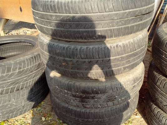 ขายเหมา ยางพร้อมกะทะขอบ14 สองชุด 15สองชุด ยางปี12สวยๆ แยกก็ขาย