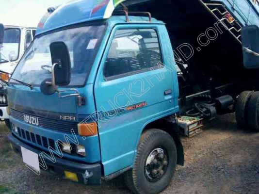 รถบรรทุก 6 ล้อดั๊มพ์ ยี่ห้อ ISUZU รุ่น NPR  115 แรงม้า