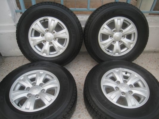 ขายล้อแม็ก Mitsu Triton plus 16"x7' et38 6รู139.7 + ยางผลิตสัปดาห์ที่ 14ปี13  สนใจติดต่อเล็กคลองสามครับ (081-3747940)