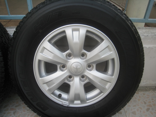 ขายล้อแม็ก Mitsu Triton plus 16"x7' et38 6รู139.7 + ยางผลิตสัปดาห์ที่ 14ปี13  สนใจติดต่อเล็กคลองสามครับ (081-3747940)