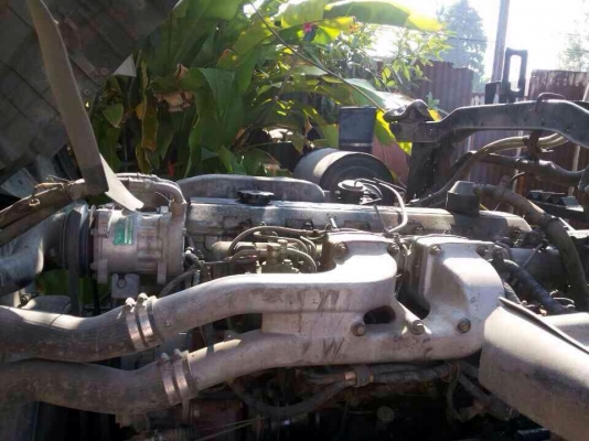 ขายรถบรรทุกสิบล้อดั๊มพ์ HINO mega เครื่องเดิม 320 ดั๊มพ์เหล็ก  ปี48ทะเบียนพร้อม