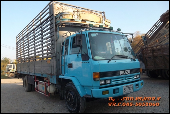 ขายด่วน รถบรรทุก 6 ล้อ ISUZU FTR ROCKY 185 แรง ช่วงยาว 7.2M คอกสูง รถสวย พร้อมใช้งาน