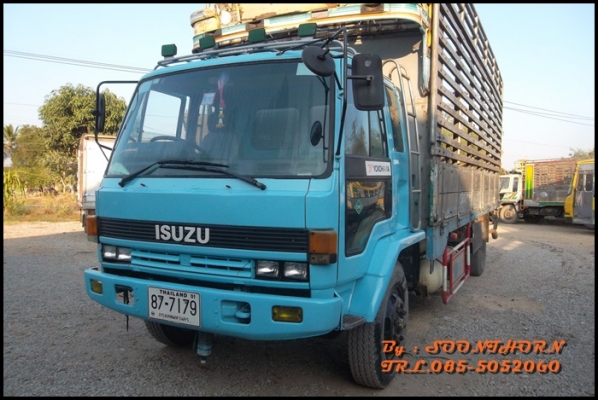 ขายด่วน รถบรรทุก 6 ล้อ ISUZU FTR ROCKY 185 แรง ช่วงยาว 7.2M คอกสูง รถสวย พร้อมใช้งาน