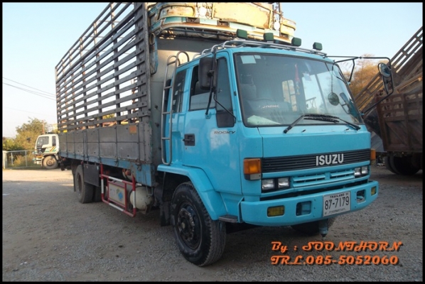 ขายด่วน รถบรรทุก 6 ล้อ ISUZU FTR ROCKY 185 แรง ช่วงยาว 7.2M คอกสูง รถสวย พร้อมใช้งาน