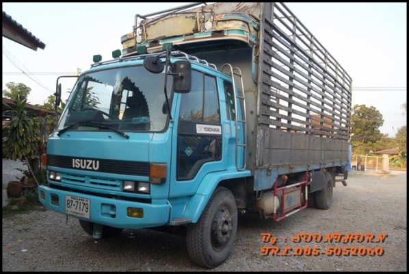 ขายด่วน รถบรรทุก 6 ล้อ ISUZU FTR ROCKY 185 แรง ช่วงยาว 7.2M คอกสูง รถสวย พร้อมใช้งาน