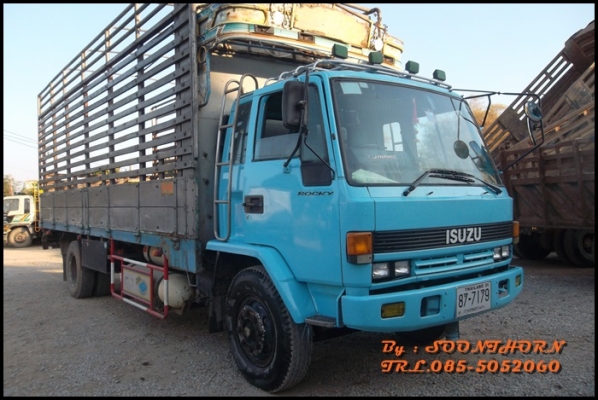 ขายด่วน รถบรรทุก 6 ล้อ ISUZU FTR ROCKY 185 แรง ช่วงยาว 7.2M คอกสูง รถสวย พร้อมใช้งาน