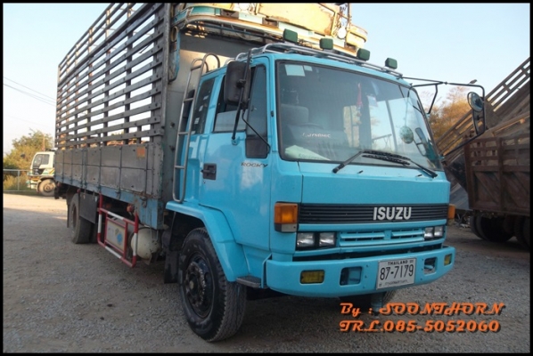 ขายด่วน รถบรรทุก 6 ล้อ ISUZU FTR ROCKY 185 แรง ช่วงยาว 7.2M คอกสูง รถสวย พร้อมใช้งาน