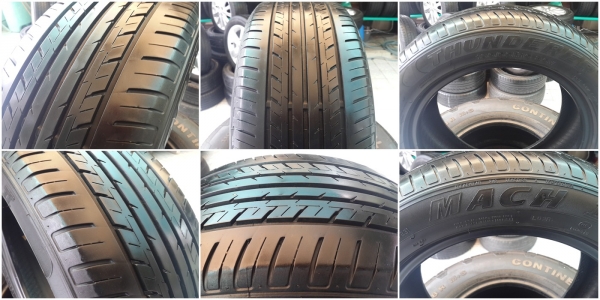 ขายยาง195/55/15 ยาง THUNDERER MACH II ปี 11 ( 1 ชุด )
