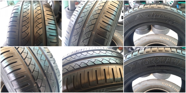 ขายยาง195/55/15 ยาง yokohama A. drive ปี 5109 ปลายปี 09 คับ ( 1ชุด )