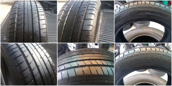 ขายยาง185/55/15 ยาง DUNLOP SP SPORT 230 ปี 10 ( 1ชุด )