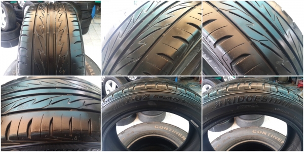 ขายยาง205/45/16 ยาง BRIDGESTONE my-02 ปี 12 ( 1ชุด )