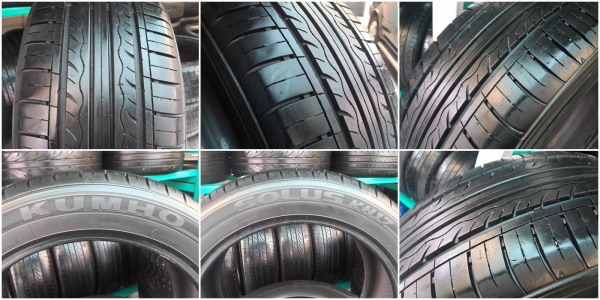 ขายยาง215/50/17 ยาง KUMHO SOLUS ปี 12 (2เส้น ) ปี 11 (2เส้น)