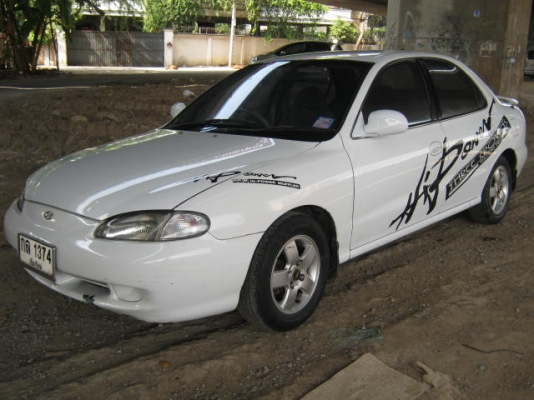 HYUNDAI, ELANTRA 1.6 GLS ปี96 สวยบางเดิมๆติดแก๊สLPG45000