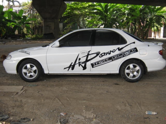 HYUNDAI, ELANTRA 1.6 GLS ปี96 สวยบางเดิมๆติดแก๊สLPG45000