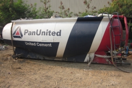 ขายถังบรรจุปูนซีเมนต์ผงขนาดใหญ่ BA15-53A พร้อมสาย สำหรับรถหัวลาก ราคา 320,000 บาท