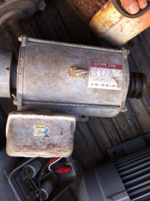 ขาย !! มอเตอร์ 3 แรง 220v. ยี่ห้อ มิตซู พร้อมใช้งาน