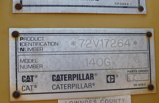 ขาย! รถเกรดนำเข้ามือสอง CATERPILLAR รุ่น 140G/72V17264/15,771ชม./ปี1994/รถสต๊อคอยู่ที่อเมริกา ราคาสุดพิเศษสำหรับสิ้นปี้