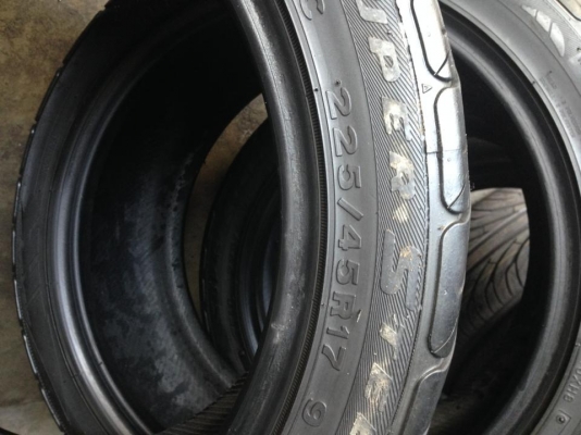 ขายยาง FEDERAL  225-45-17 ปลายปี11 เทรดแว240 เหนียวๆ 1คุ่ ดอกเต็มถูกๆ 3000.- ครับ