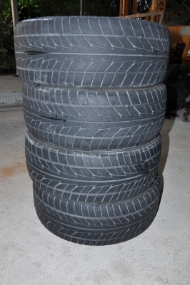 ยาง NITTO NT555 มือสอง - ยางขนาด 195/50/15 82V