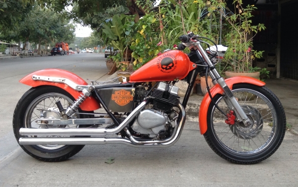 Honda rebel250 bobber อินวอย์
