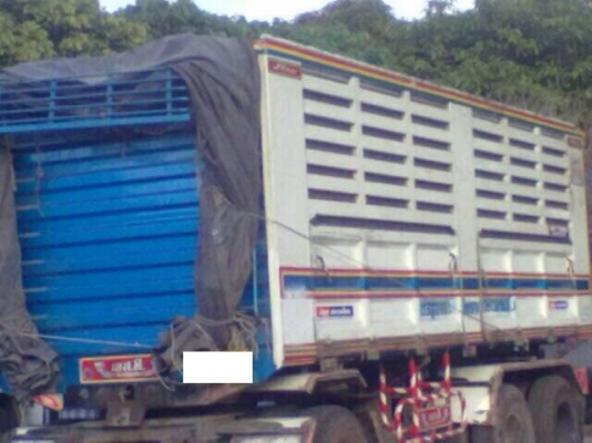 ขายรถสิบล้อ ISUZU DECA FXZ 320 HP EURO2 ปี 51พ่วงแม่+ลูกดั้ม 3คาน คอกเกษตรดั้มราคาต่อรองได้