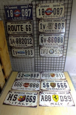 -ขออนุญาติขายป้ายทะเบียนแนวคลาสสิค USA งาน Re product ปลีกและส่งครับ