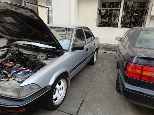 ขายโตโยต้าโดเรมอน เครื่อง 1300cc  ติดแก๊สLPG ลงเล่มแล้ว