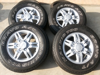 ขายล้อแม็กISUZU D-max HI -lander ขอบ 16 เดิมพร้อมยาง 1 ชุด