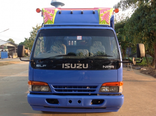 ขายรถบรรทุก6ล้อ ISUZU NPR 120 แรง หัวการ์ตูน รถห้าง กระบะคอกเหล็กยาว 5 เมตร สภาพสวยพร้อมใช้งาน เอกสารพร้อมโอน